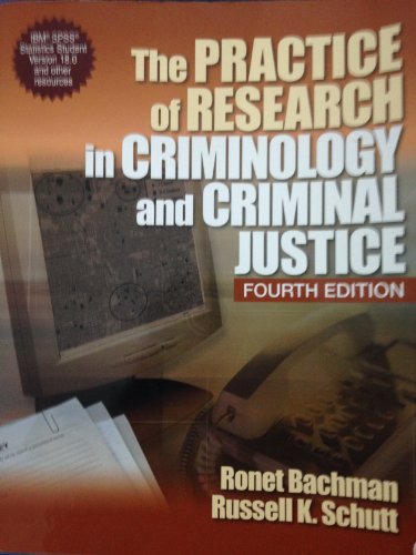 Stock image for The Practice of Research in Criminology and Criminal Justice for sale by Red's Corner LLC