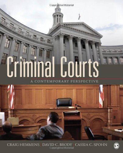 Imagen de archivo de Criminal Courts: A Contemporary Perspective a la venta por Goodwill Southern California