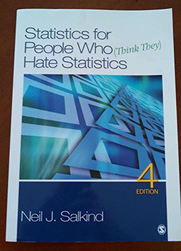 Beispielbild fr Statistics for People Who (Think They) Hate Statistics, 4th zum Verkauf von SecondSale