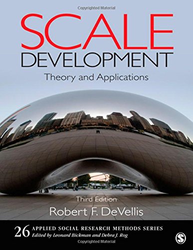 Beispielbild fr Scale Development: Theory and Applications (Applied Social Research Methods) zum Verkauf von BooksRun