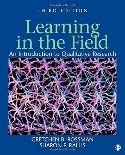 Stock image for Learning in the Field: An Introduction to Qualitative Research for sale by SecondSale