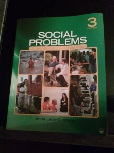 9781412988056: Social Problems: Community, Policy, and Social Action