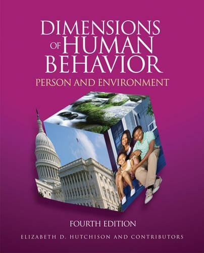 Beispielbild fr Dimensions of Human Behavior : Person and Environment zum Verkauf von Better World Books