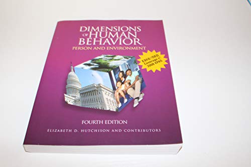 9781412988797: Dimensions of Human Behavior: Person and Environment