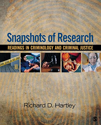 Beispielbild fr Snapshots of Research: Readings in Criminology and Criminal Justice zum Verkauf von BooksRun