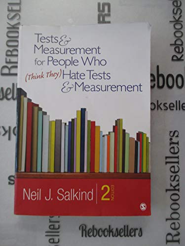 Beispielbild fr Tests and Measurement for People Who (Think They) Hate Tests and Measurement zum Verkauf von Better World Books