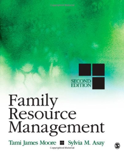 Beispielbild fr Family Resource Management zum Verkauf von Better World Books