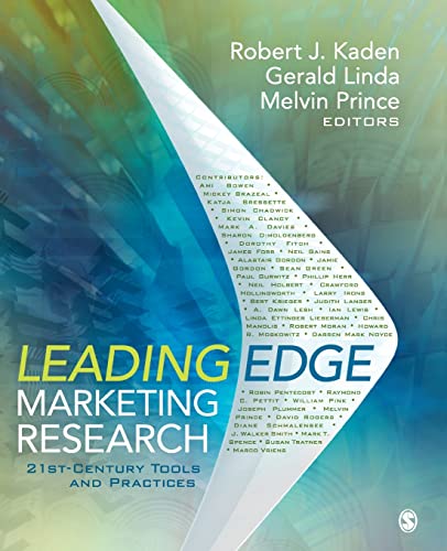 9781412991315: Leading Edge Marketing Research: 21st-Century Tools and Practices