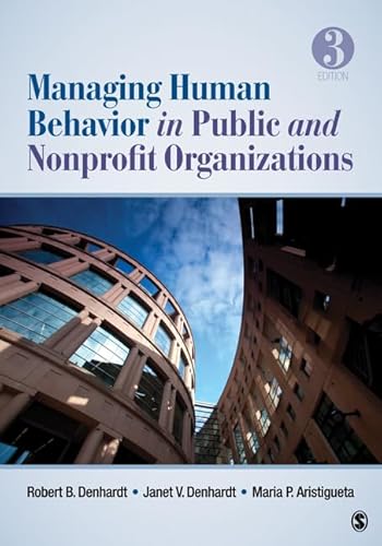 Imagen de archivo de Managing Human Behavior in Public and Nonprofit Organizations a la venta por Better World Books