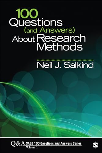 Beispielbild fr 100 Questions (and Answers) about Research Methods zum Verkauf von Better World Books