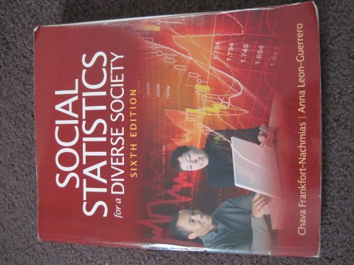 9781412992534: Social Statistics for a Diverse Society