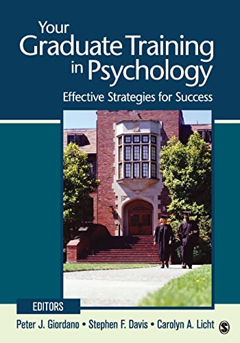 Imagen de archivo de Your Graduate Training in Psychology: Effective Strategies for Success a la venta por GoodwillNI