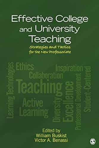 Imagen de archivo de Effective College and University Teaching: Strategies and Tactics for the New Professoriate a la venta por HPB-Red