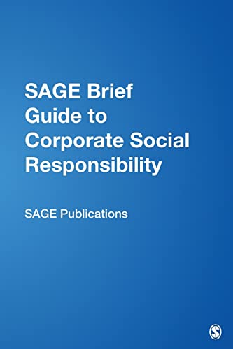 Stock image for SAGE Brief Guide to Corporate Social Responsibility for sale by medimops