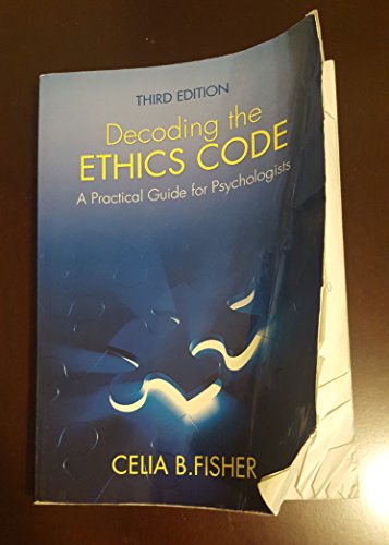Beispielbild fr Decoding the Ethics Code : A Practical Guide for Psychologists zum Verkauf von Better World Books