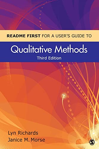 Beispielbild fr README FIRST for a User's Guide to Qualitative Methods zum Verkauf von Better World Books