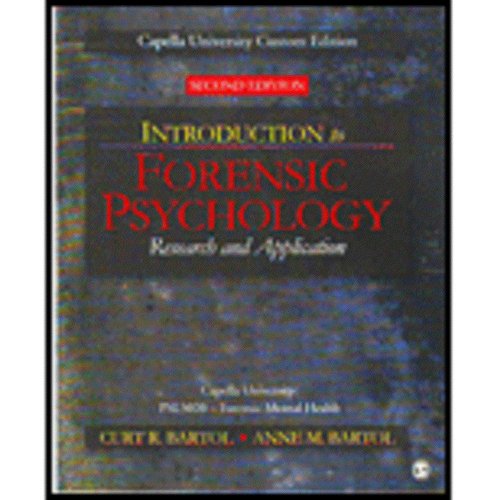 9781412999496: Introduction to Forensic Psychology: Research and Application