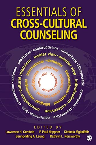 Imagen de archivo de Essentials of Cross-Cultural Counseling a la venta por SecondSale