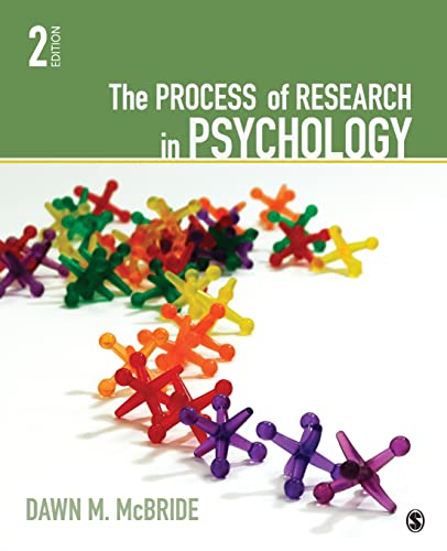 Beispielbild fr The Process of Research in Psychology zum Verkauf von Better World Books: West