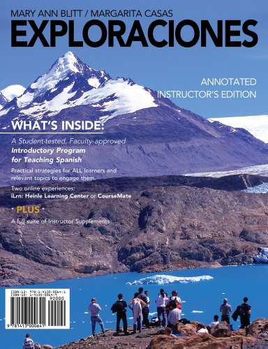 9781413000641: Exploraciones, Annotated Instructor's Edition