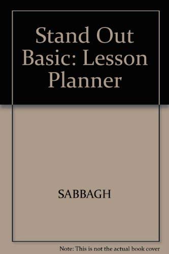 9781413001655: Stand Out Basic: Lesson Planner