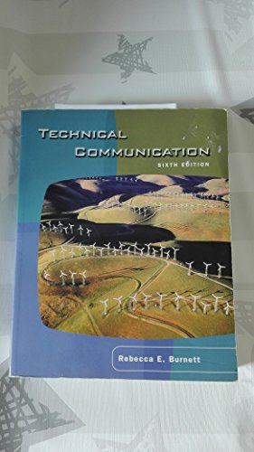 Beispielbild fr Technical Communication zum Verkauf von Wonder Book