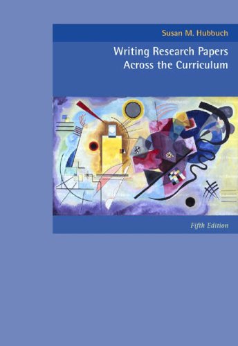 Writing Research Papers Across the Curriculum 5th Edition