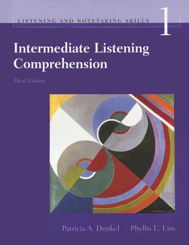 Beispielbild fr Intermediate Listening Comprehension, Third Edition (Listening and Notetaking Skills Series, Book 1) (Listening and Notetaking Series) zum Verkauf von BooksRun