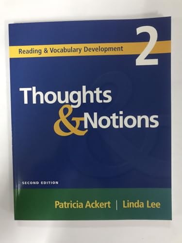 9781413004199: Thoughts & Notions