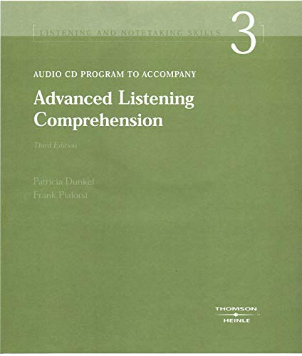 Imagen de archivo de Advanced Listening Comprehension: Developing Aural and Notetaking Skills, 3rd Edition (Listening and Notetaking Skills) a la venta por Ergodebooks