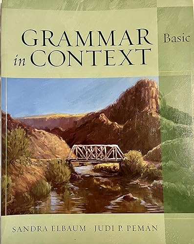 Grammar in Context Basic (9781413006384) by Sandra Elbaum; Judi P. Peman