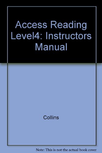 Access Reading Level 4: Instructors Manual (9781413007015) by HarperCollins