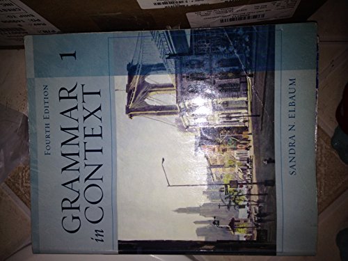 Imagen de archivo de Grammar in Context 1, Fourth Edition (Student Book) a la venta por Goodwill Books