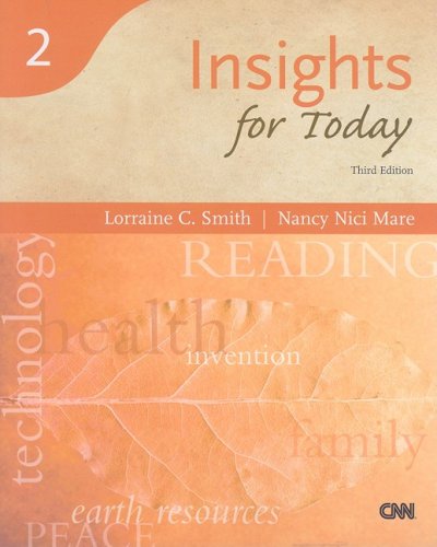 Imagen de archivo de Insights for Today a la venta por Better World Books