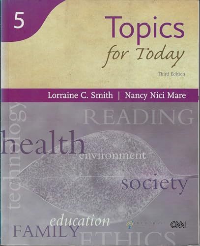 9781413008111: Topics for Today 3e Infotrac (Reading for Today)