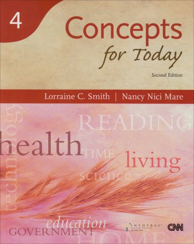 Stock image for Concepts for Today, 2nd Edition (Reading for Today Series, Book 4) for sale by Once Upon A Time Books