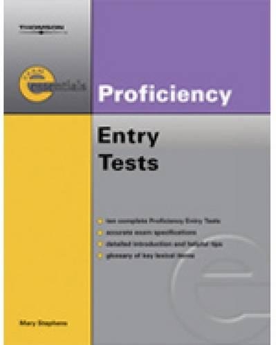 Beispielbild fr Exam Essentials Practice Tests: Cambridge English Proficiency Entry Test zum Verkauf von Blackwell's