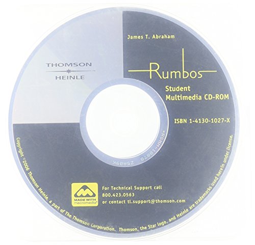 9781413010275: Student Multimedia CD-ROM for Rumbos
