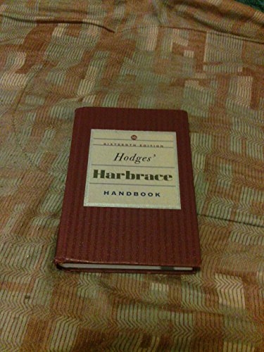 Stock image for Hodges' Harbrace Handbook: Sixteenth Edition for sale by a2zbooks
