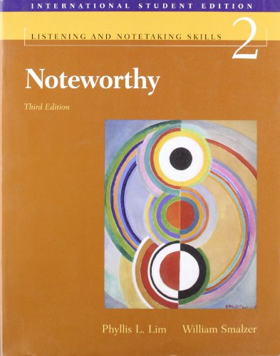 Stock image for Ise Student Edition Noteworthy 3e for sale by Orbiting Books