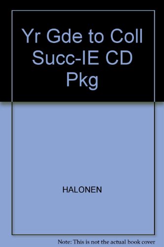 Yr Gde to Coll Succ-IE CD Pkg (9781413013665) by John W. Santrock