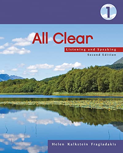 Stock image for All Clear 1: Listening and Speaking, 2nd Edition for sale by Heisenbooks