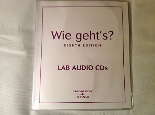 Lab Audio CDs (9) for Wie gehtâ€™s?: An Introductory German Course, 8th (9781413017601) by Sevin, Dieter; Sevin, Ingrid