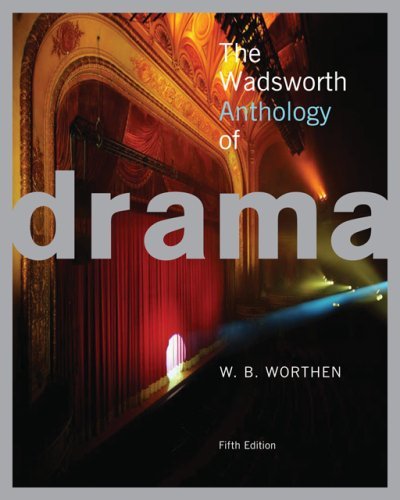 9781413017670: Wadsworth Anth of Drama 5e