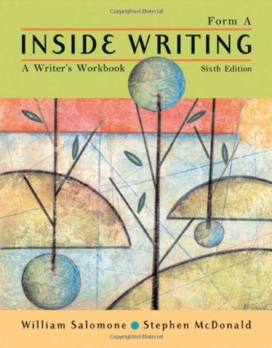 Stock image for Inside Writing: A Writer's Workbook, Form A for sale by Book Deals