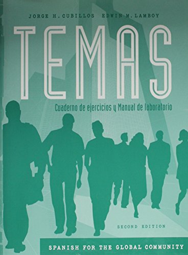 Stock image for Temas: Spanish for the Global Community: Cuaderno de ejercicios y Manual de laboratorio (Workbook and Lab Manual) for sale by dsmbooks