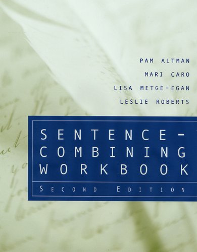 9781413019773: Sentence-Combining Workbook