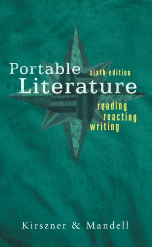 Stock image for Portable Literature: Reading, Reacting, Writing for sale by The Maryland Book Bank