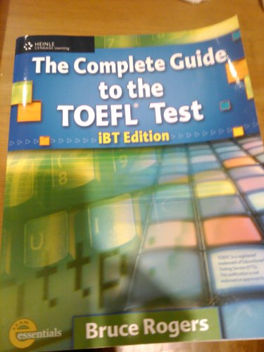 Beispielbild fr The Complete Guide to the TOEFL Test, IBT: Text/CD-ROM Pkg zum Verkauf von Better World Books