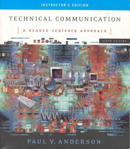 Imagen de archivo de Technical Communication A Reader-Centered Approach (Instructor's Edition) a la venta por ThriftBooks-Atlanta